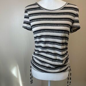 BCX| Large| Open back| Stretch| Soft| Striped